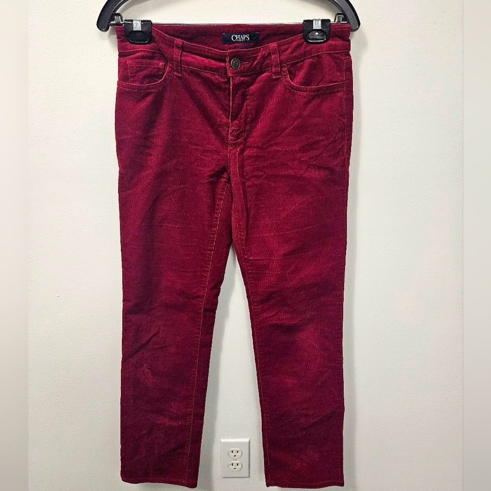 CHAPS Red Corduroy Jeans